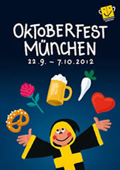 Offizielles Oktoberfestplakat 2012